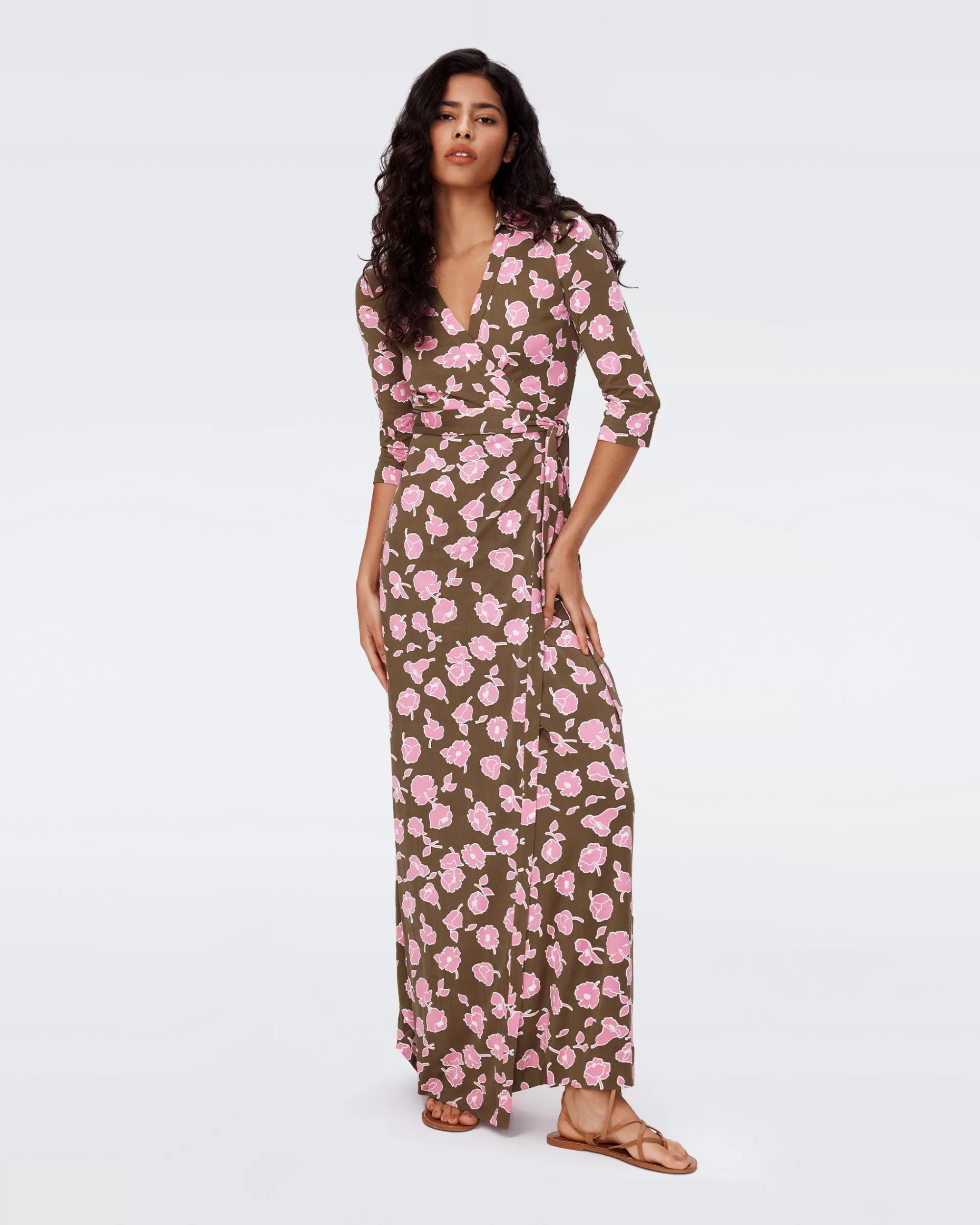 Online Abigail Silk Jersey Maxi Wrap Dress Occasion Dresses | Dresses