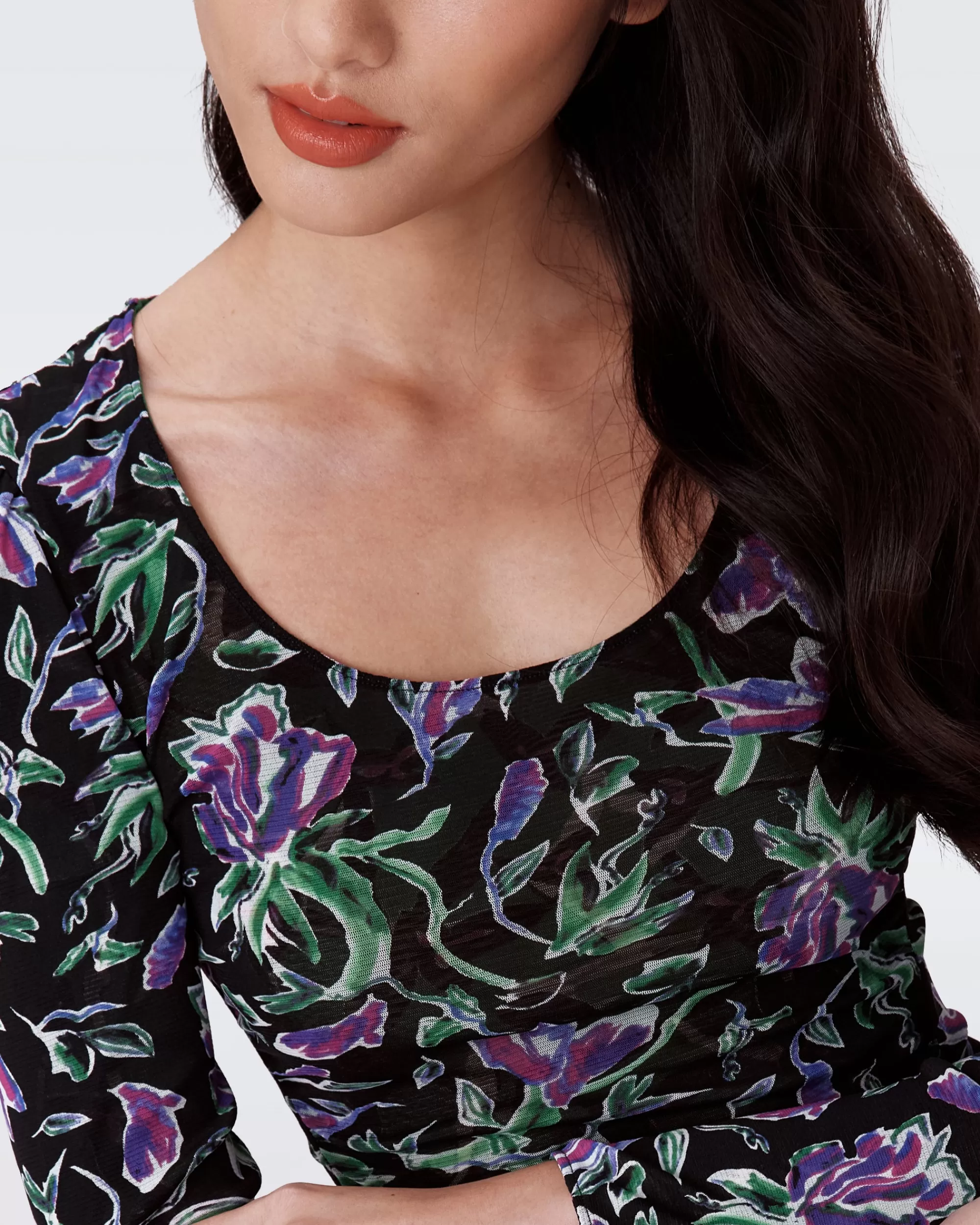 Outlet Ali Reversible Mesh Top Tops