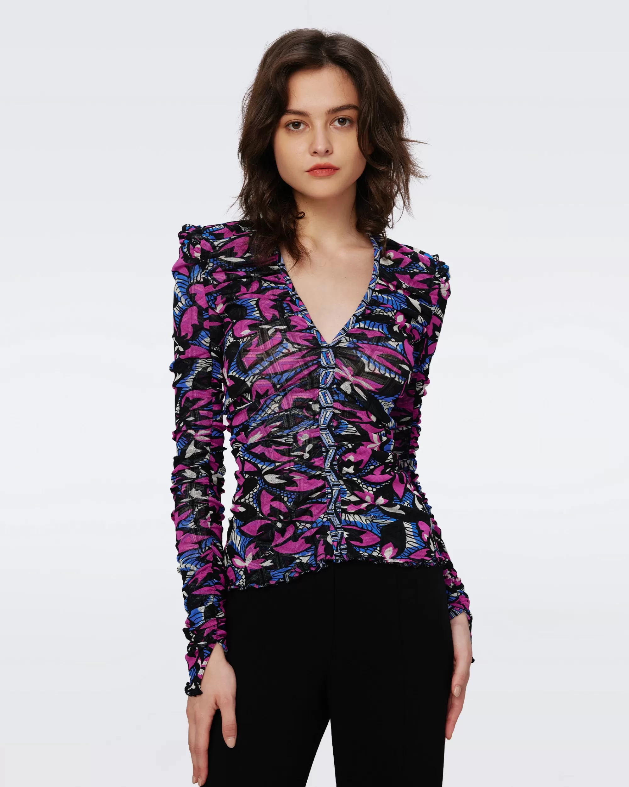 Store Amal Reversible Mesh Top Tops