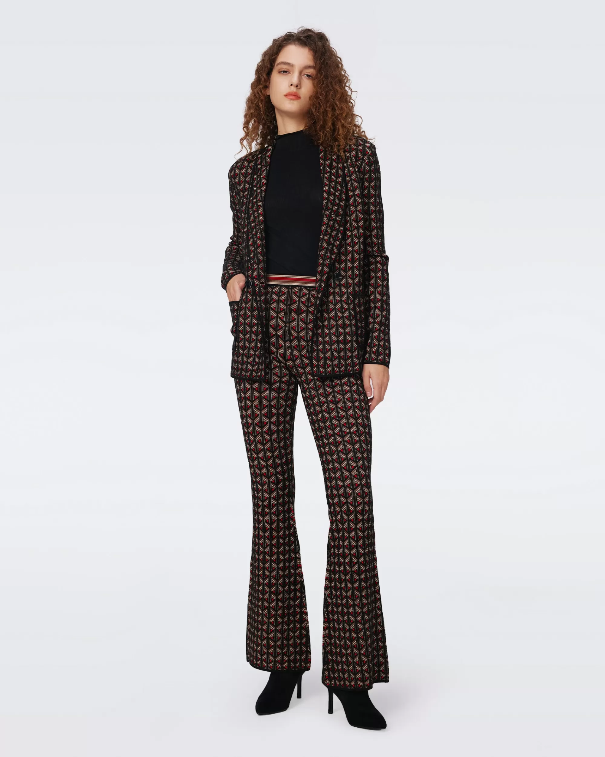 Sale Ashdon Knit Jacquard Pants Pants & Shorts