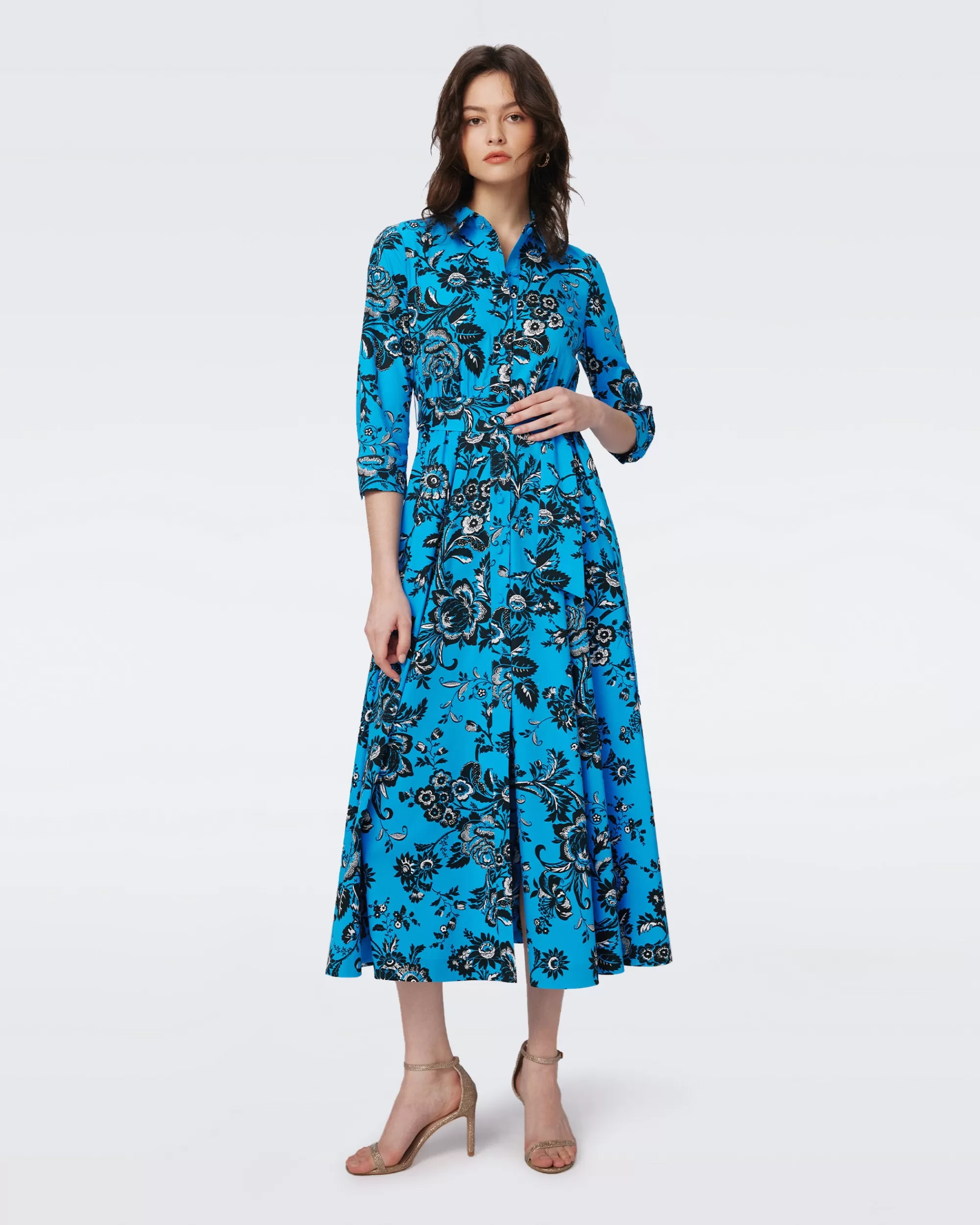 Flash Sale Blaine Cotton Poplin Dress Midi Dresses | Maxi Dresses