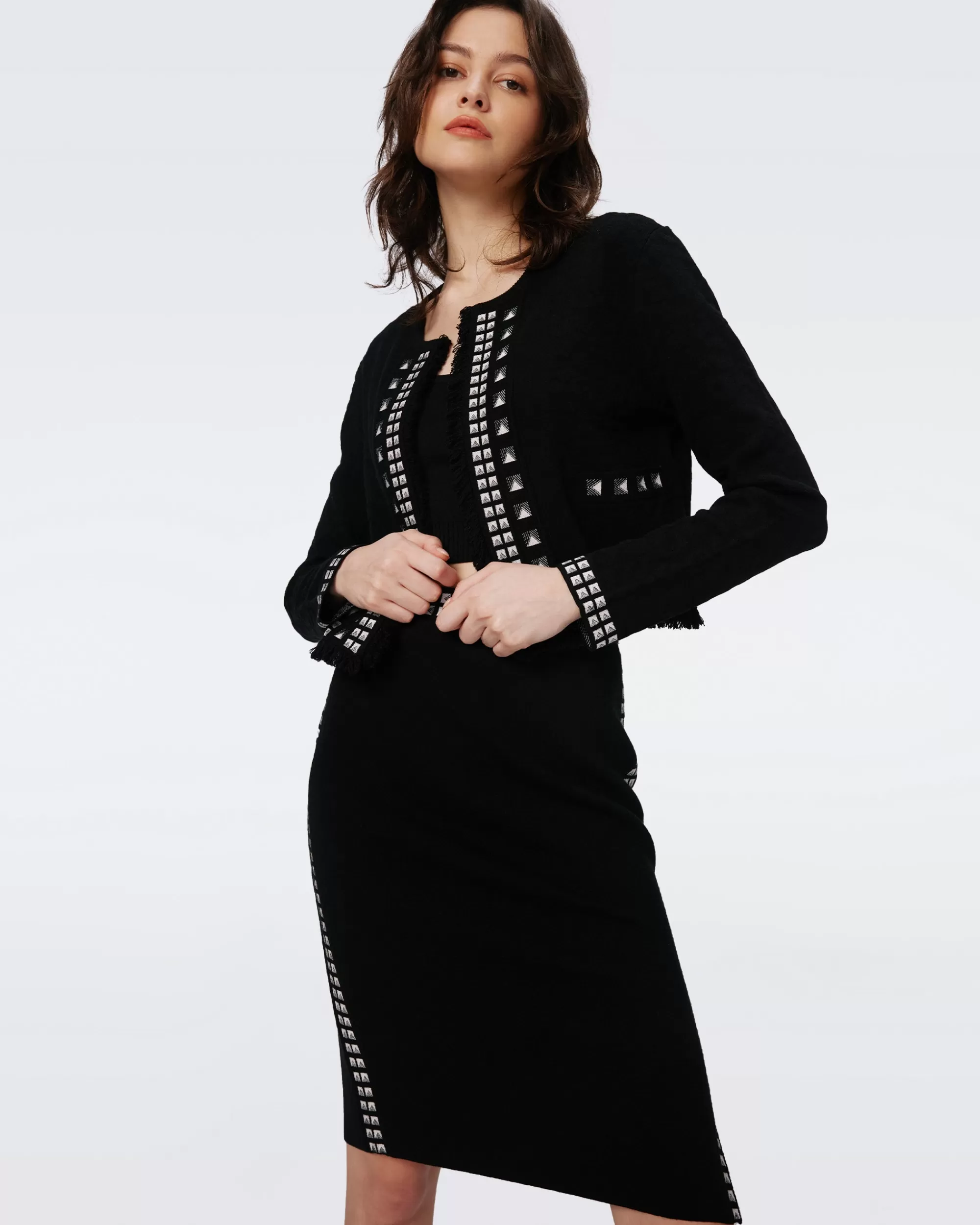 Best Sale Brogan Knit Jacquard Cardigan Sweaters & Knits