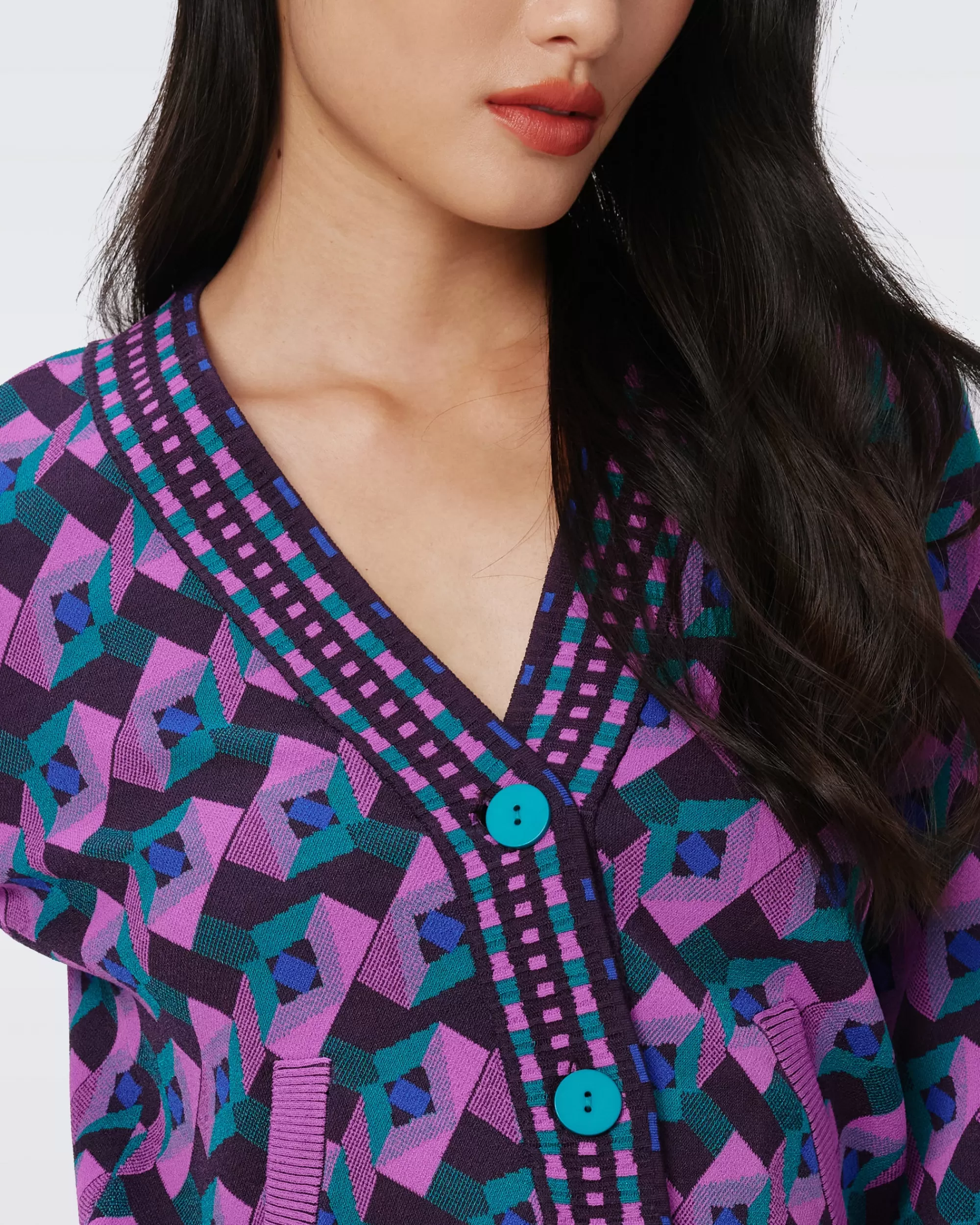 Cheap Bryant Knit Jacquard Cardigan Sweaters & Knits