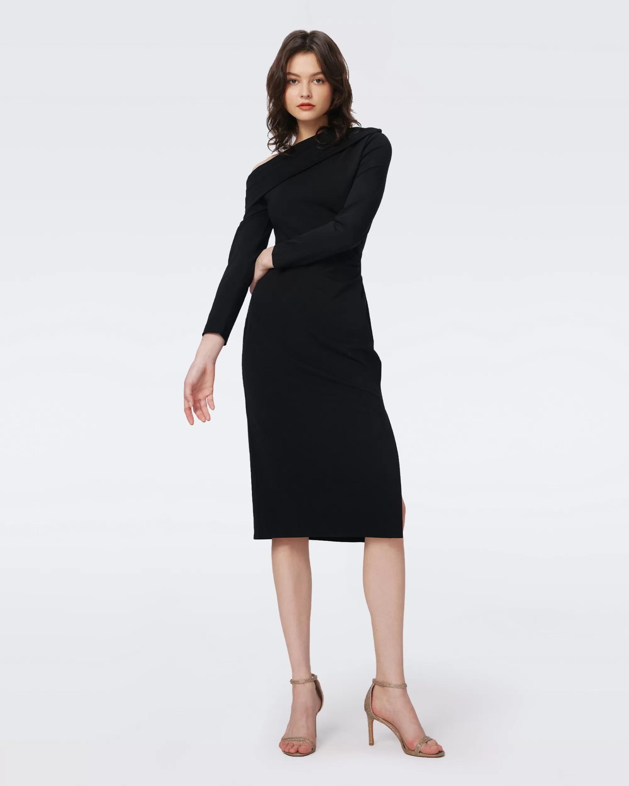 Outlet Buffy Dress Knee Length Dresses | Black Dresses