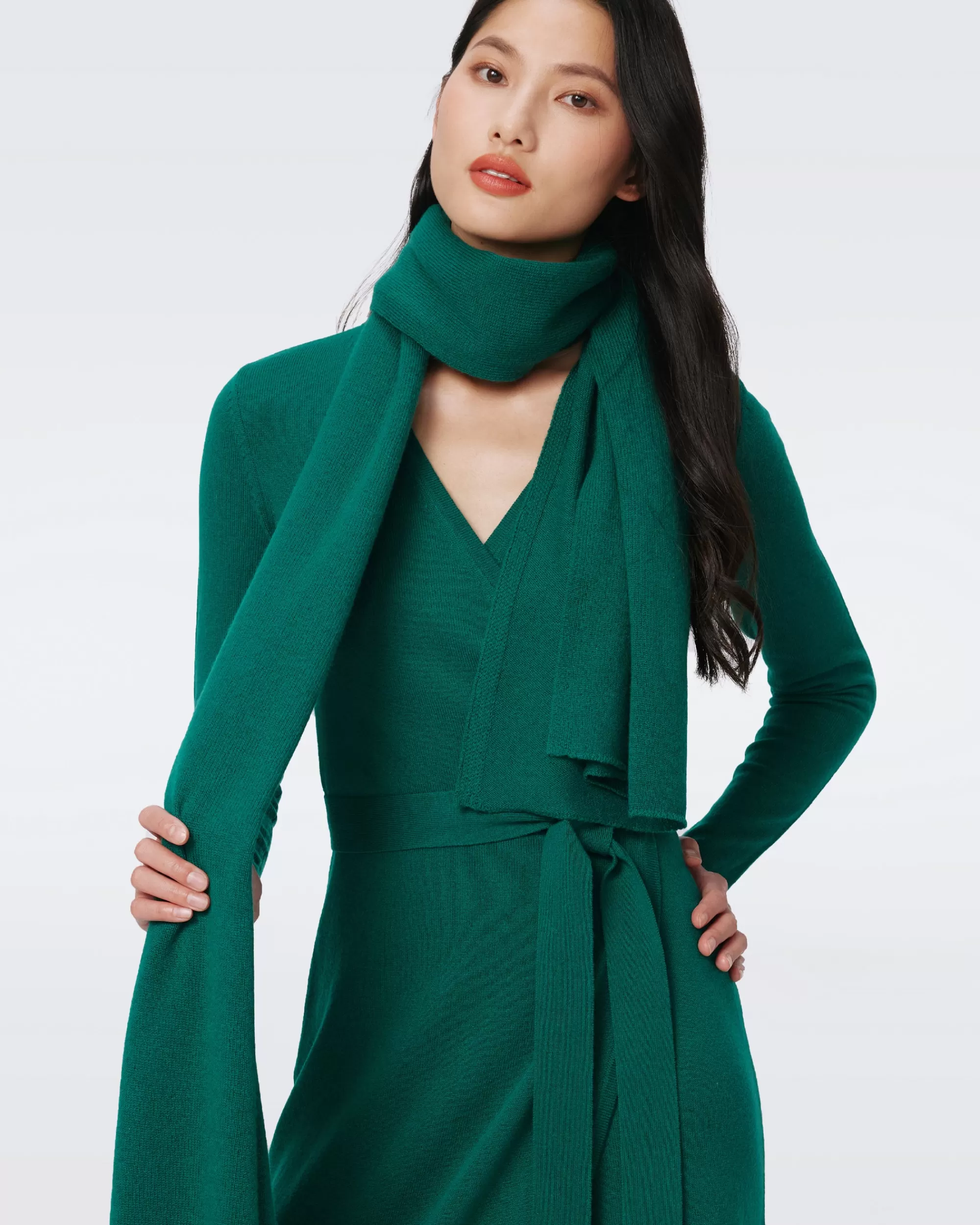 Fashion Cleo Wool-Cashmere Scarf Sweaters & Knits | Jackets & Coats