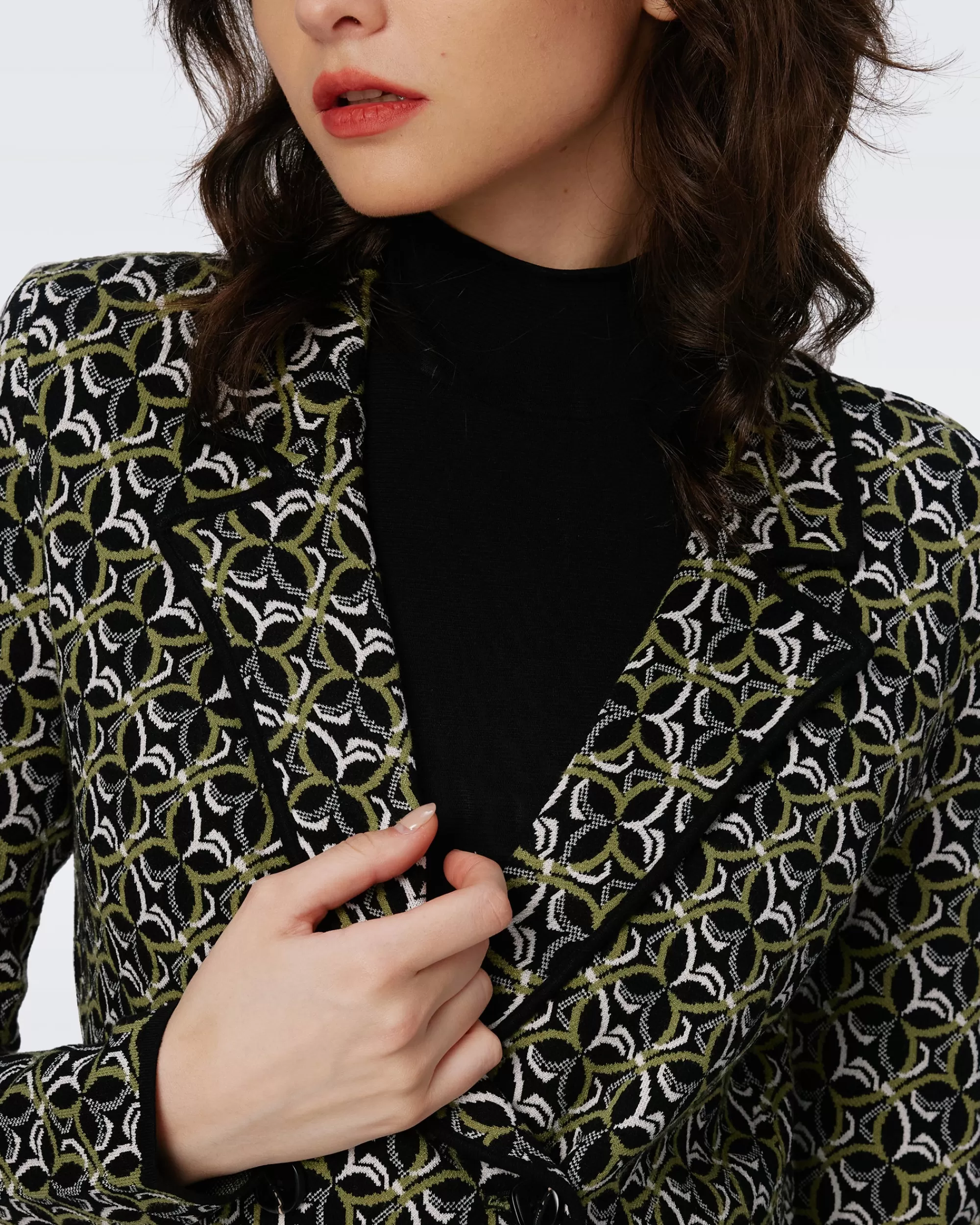 Flash Sale Dion Knit Jacquard Jacket Sweaters & Knits | Jackets & Coats