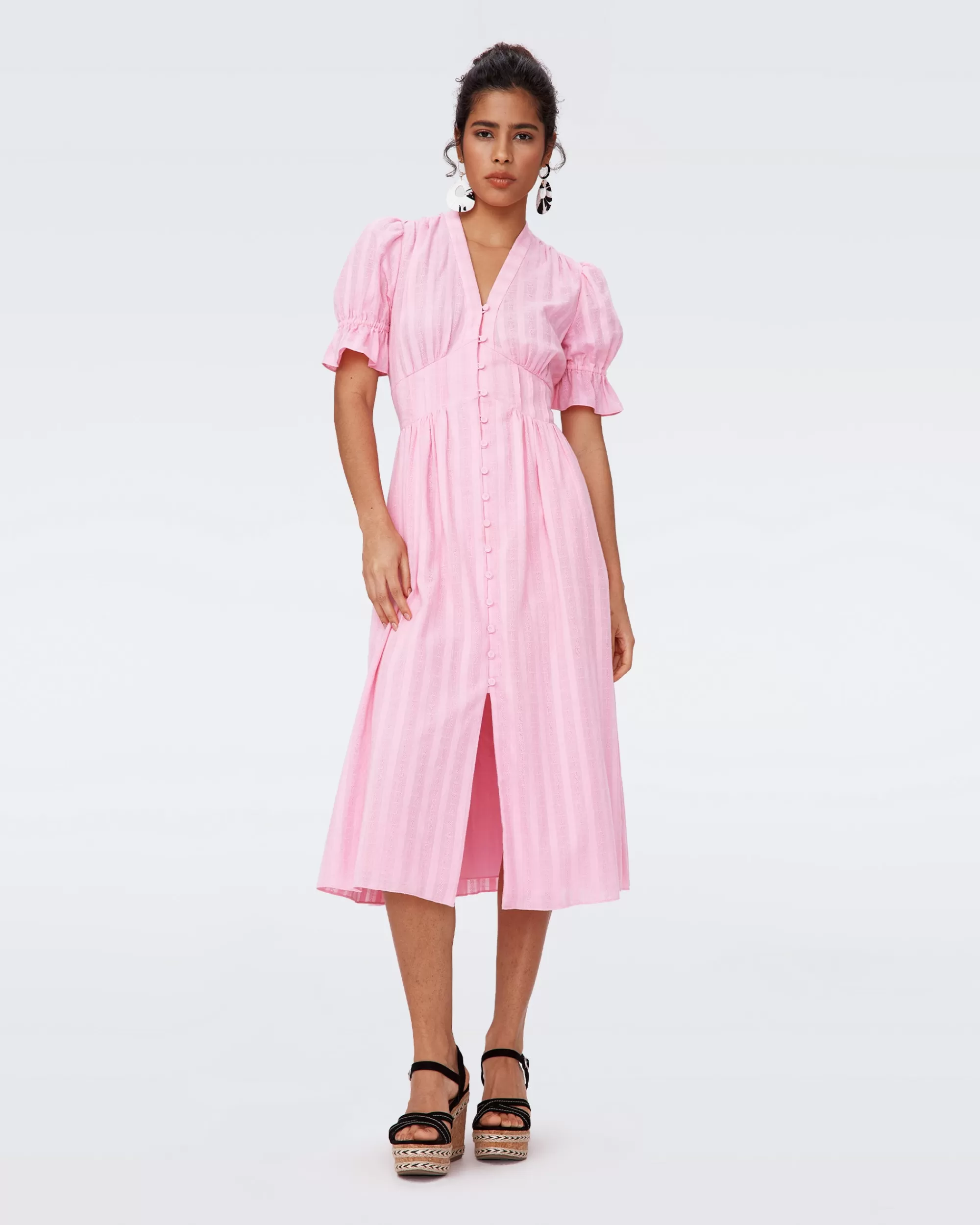 Cheap Erica Cotton Midi Dress Midi Dresses | Occasion Dresses