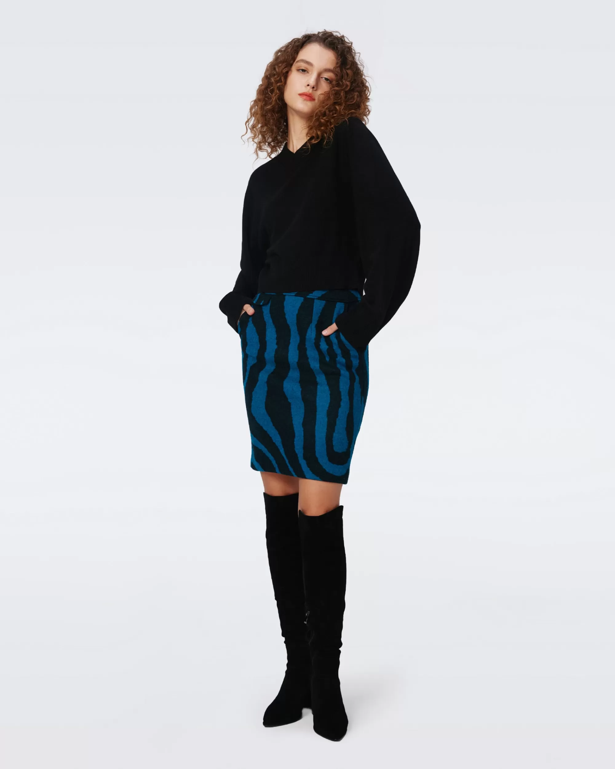Online Ethel Jacquard Skirt Skirts