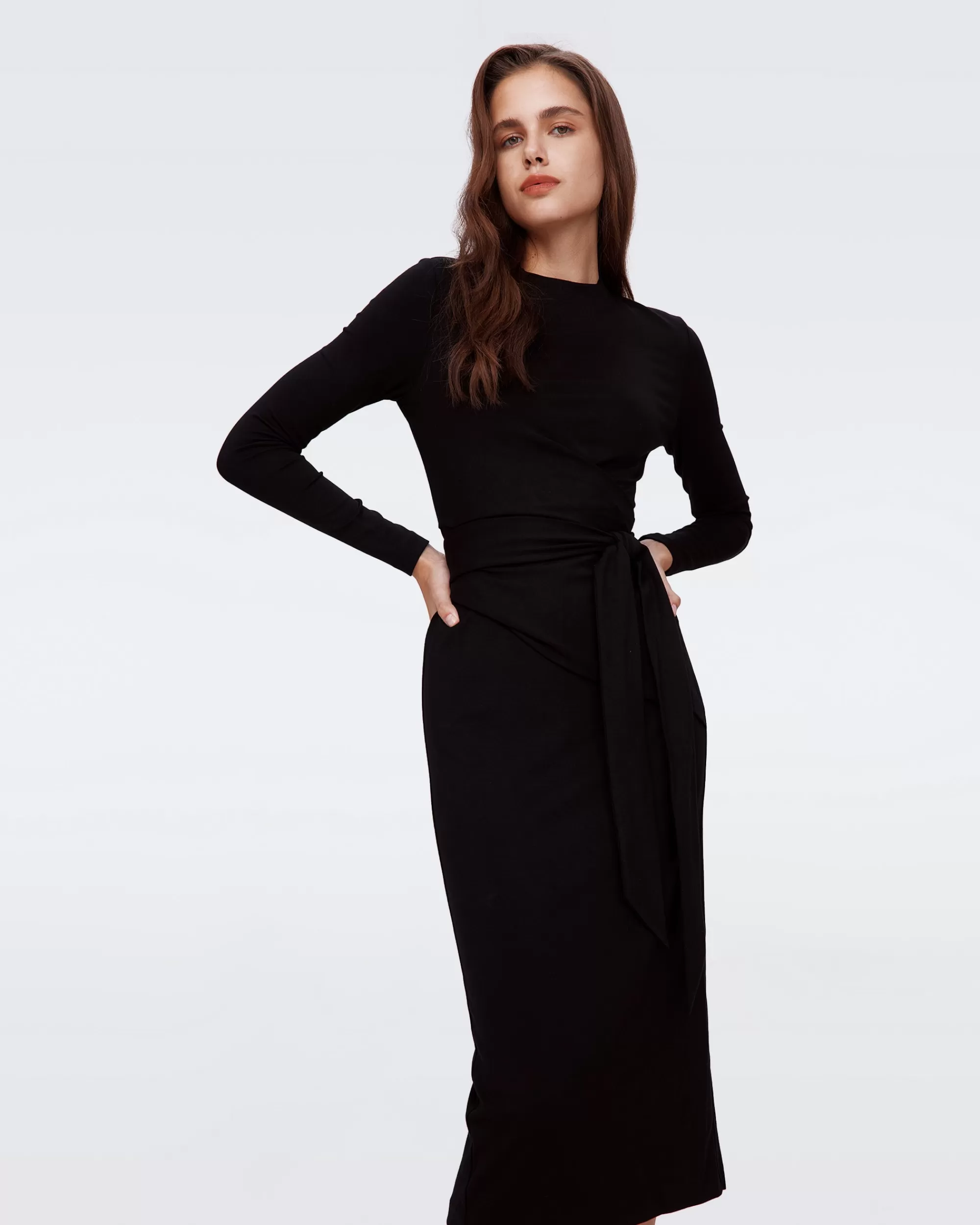 Hot Finan Dress Midi Dresses | Black Dresses
