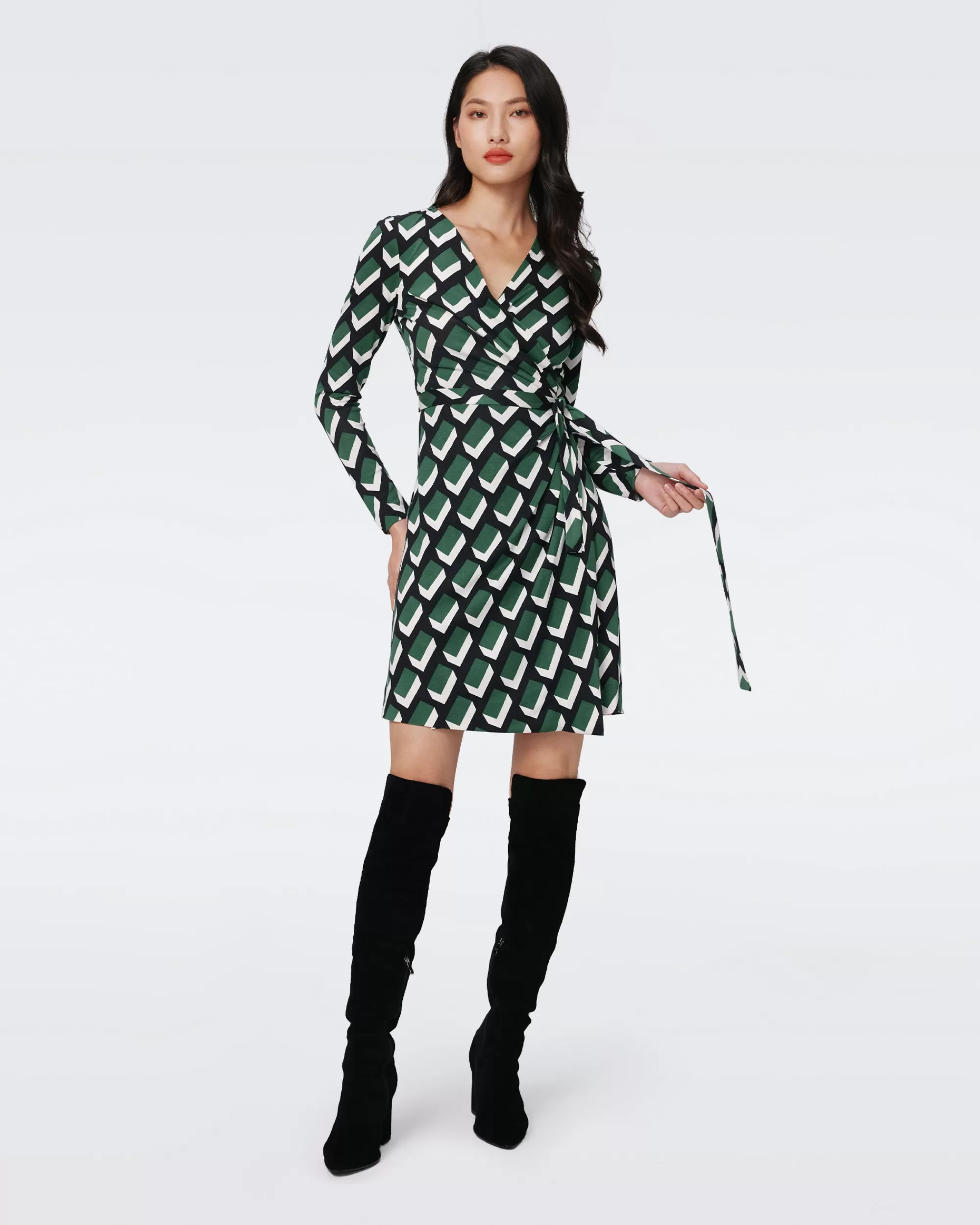 Sale Jazmine Silk Jersey Wrap Dress Short Dresses | Occasion Dresses