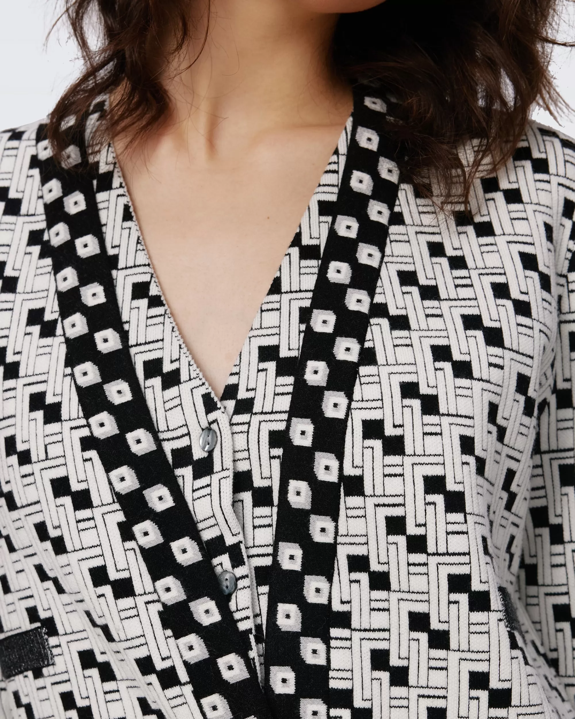 Shop Korbin Knit Jacquard Cardigan Sweaters & Knits