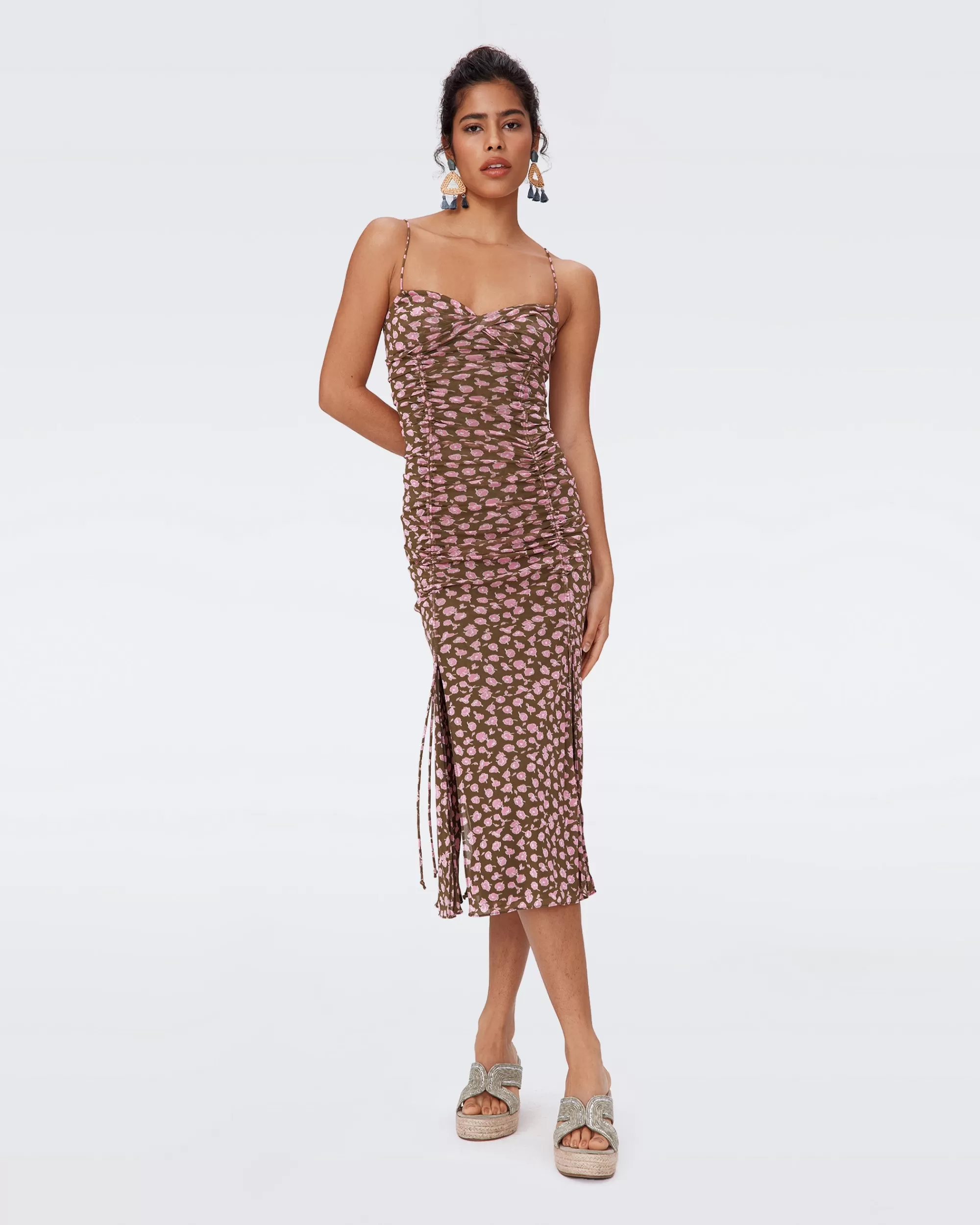 Cheap Lester Mesh Dress Midi Dresses | Occasion Dresses