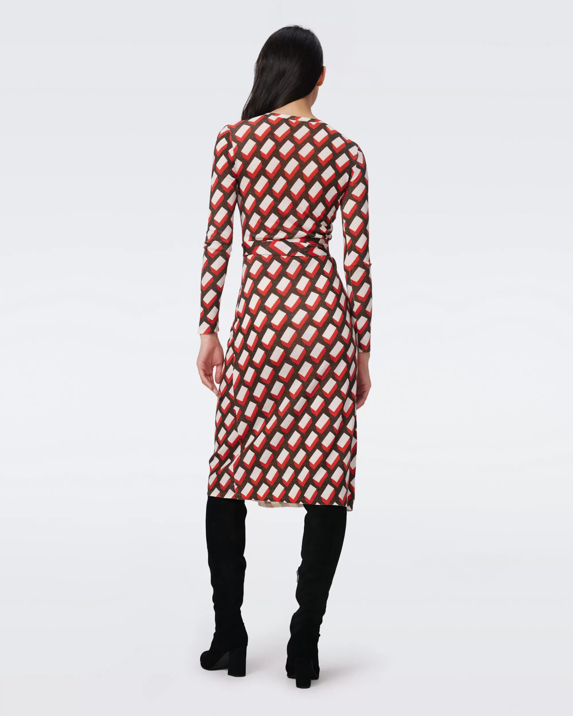 New Luella Wool Wrap Dress Midi Dresses | Knit Dresses