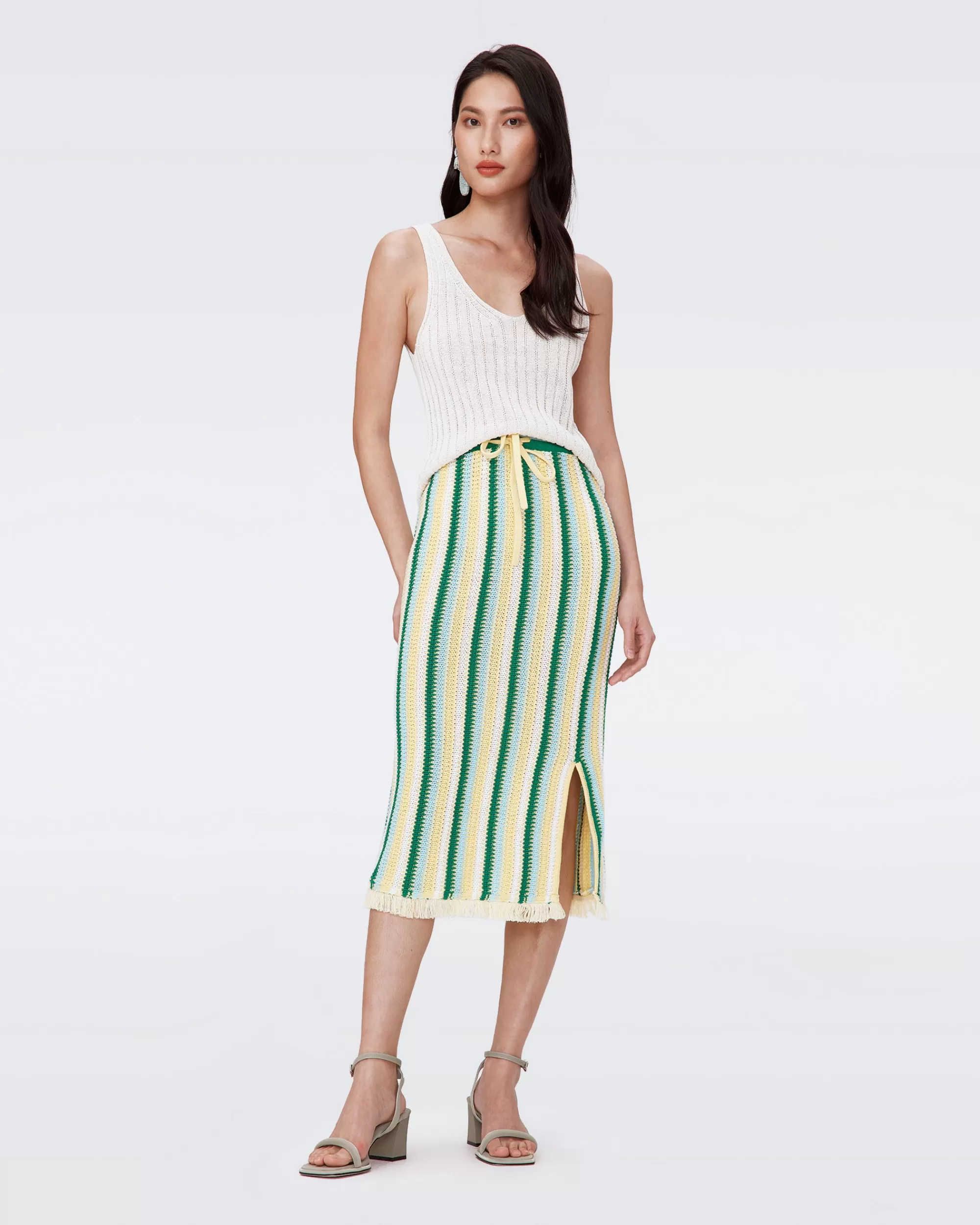 Cheap Paulina Crochet Skirt Skirts