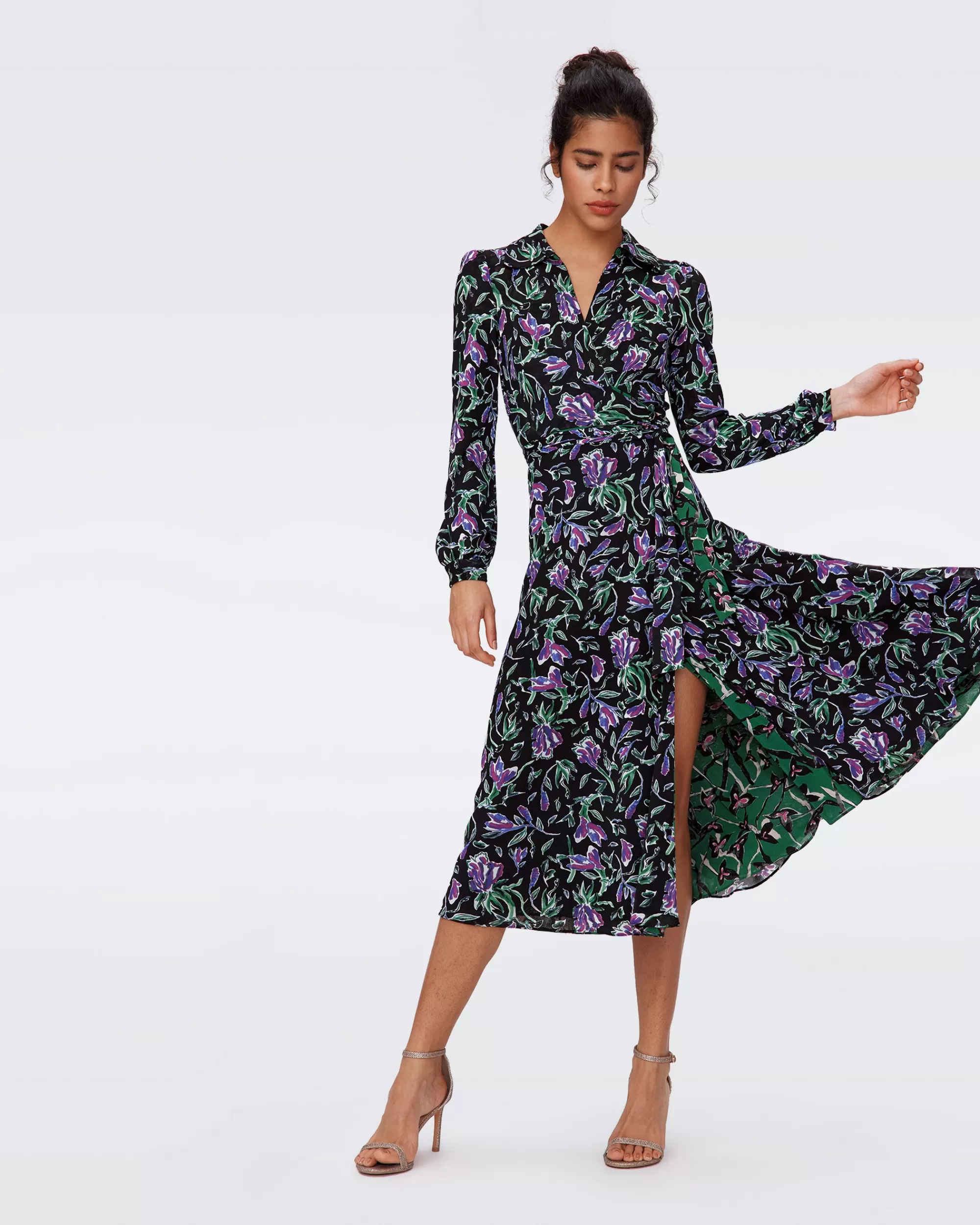 Outlet Phoenix Reversible Mesh Wrap Dress Midi Dresses | Dresses