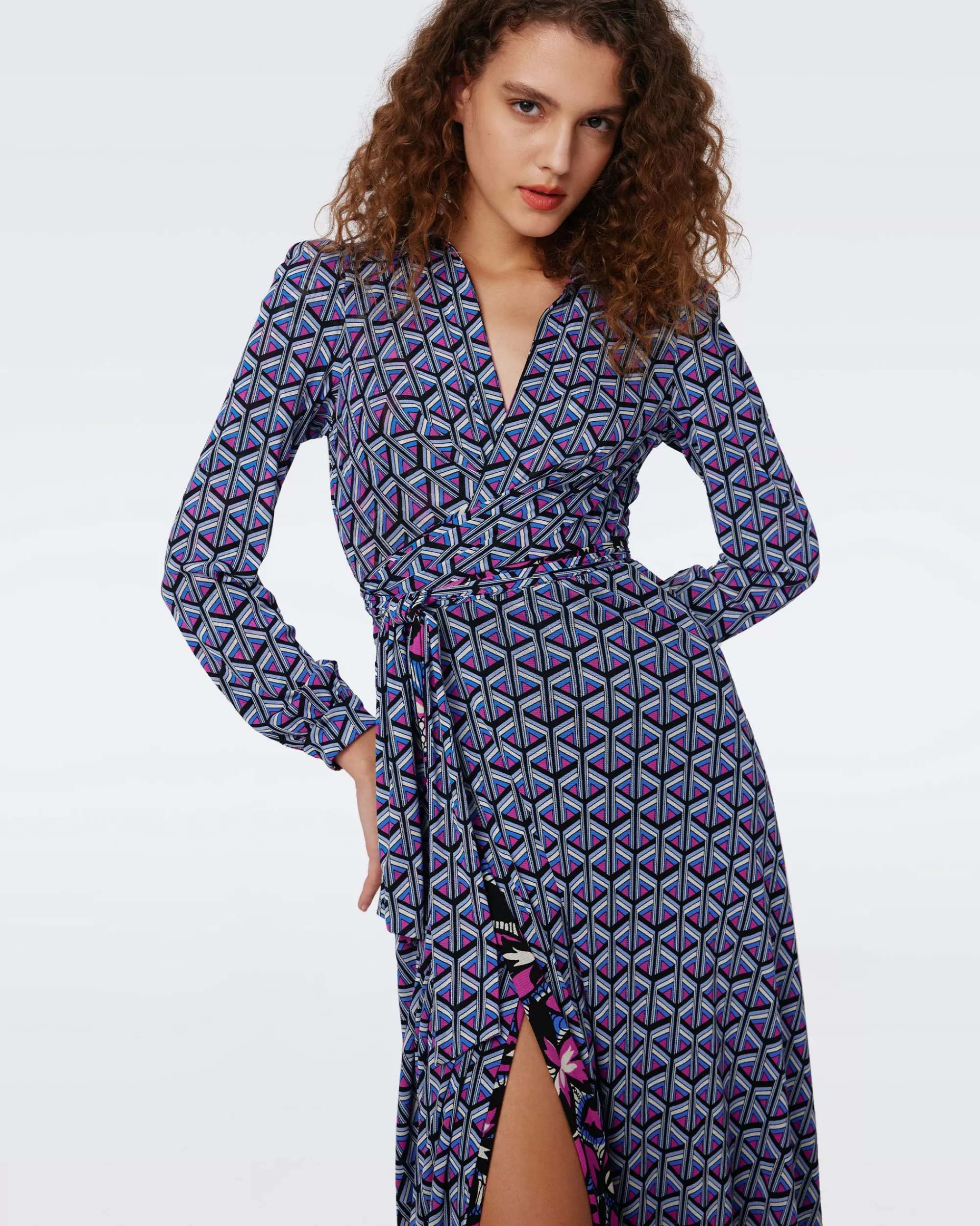 New Phoenix Reversible Mesh Wrap Dress Midi Dresses | Dresses