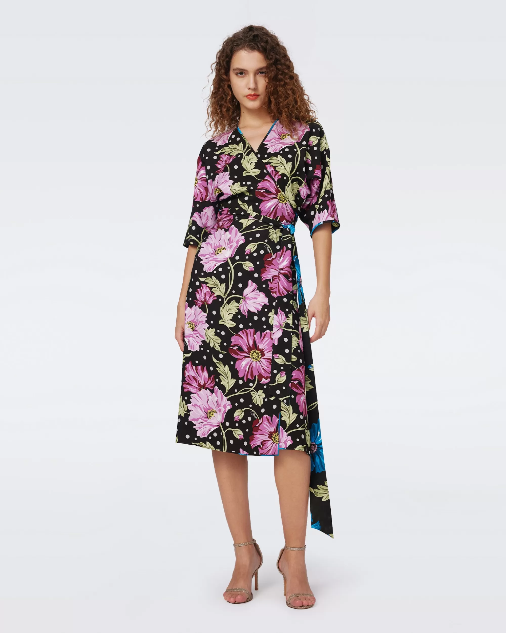 New Rosalina Reversible Wrap Dress Midi Dresses | Dresses