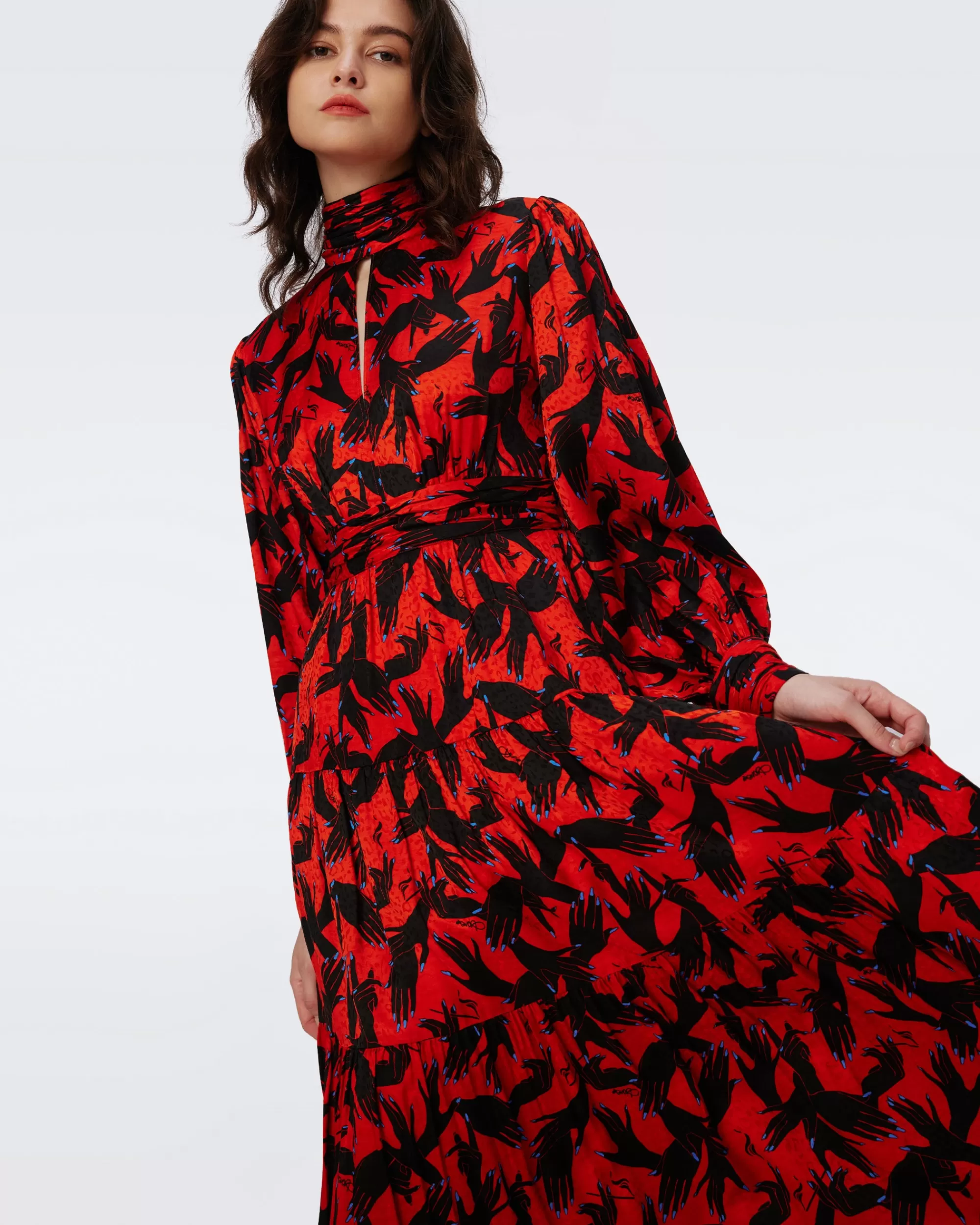 Store Sai Jacquard Dress Midi Dresses | Occasion Dresses