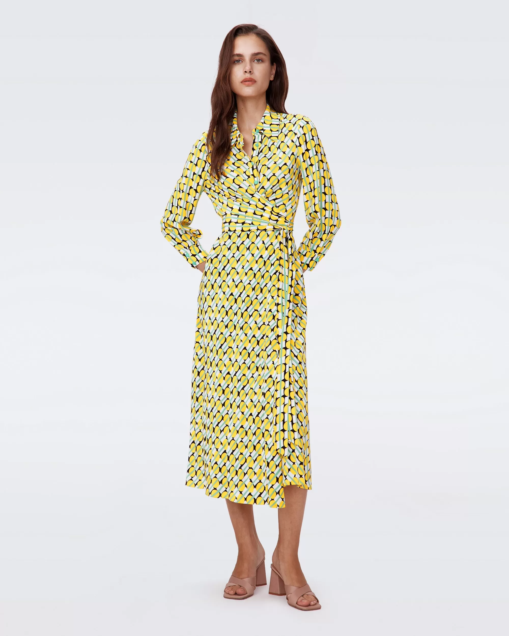 Store Tori Wrap Dress Midi Dresses | Dresses