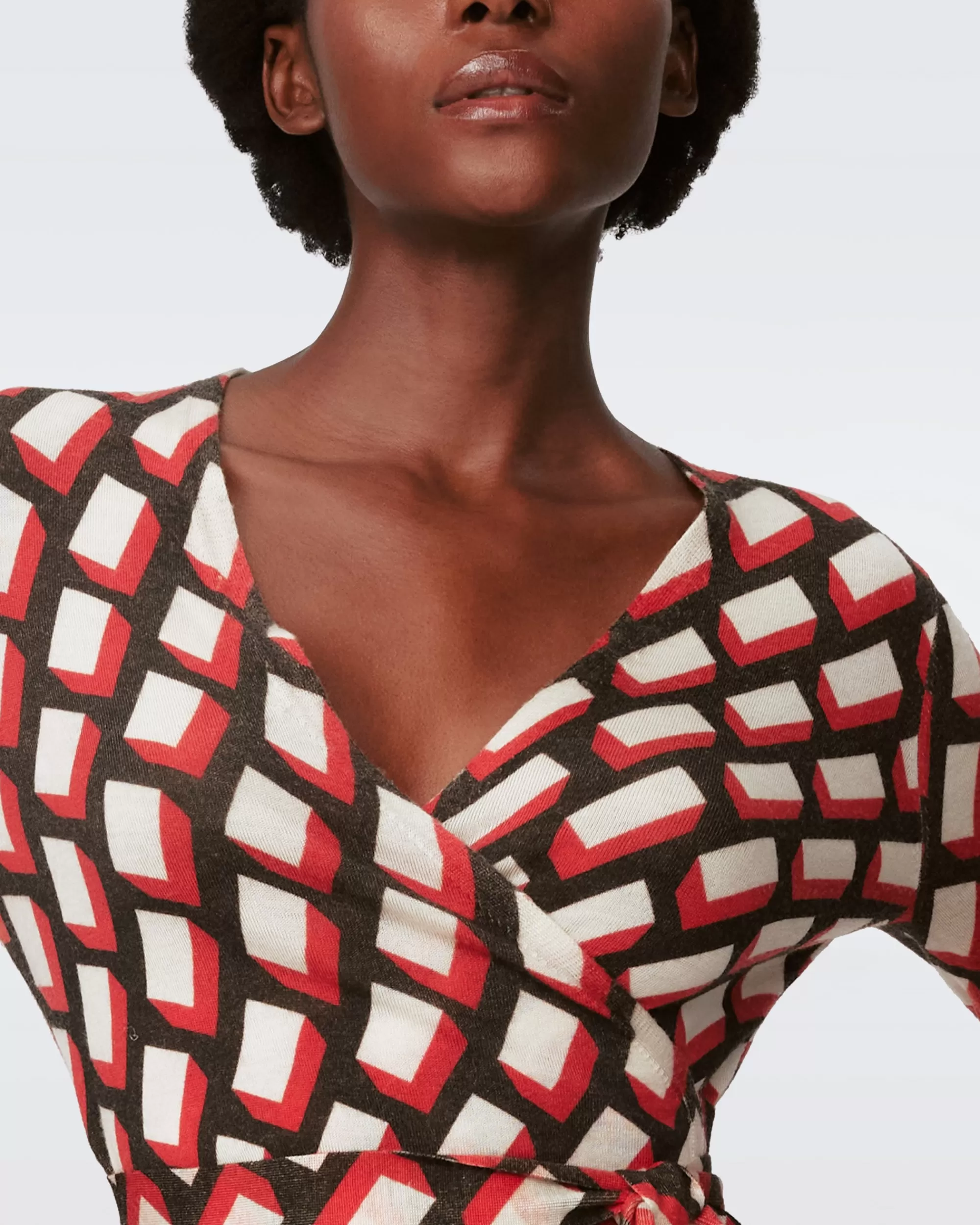 Discount Vincente Wool Wrap Top Tops