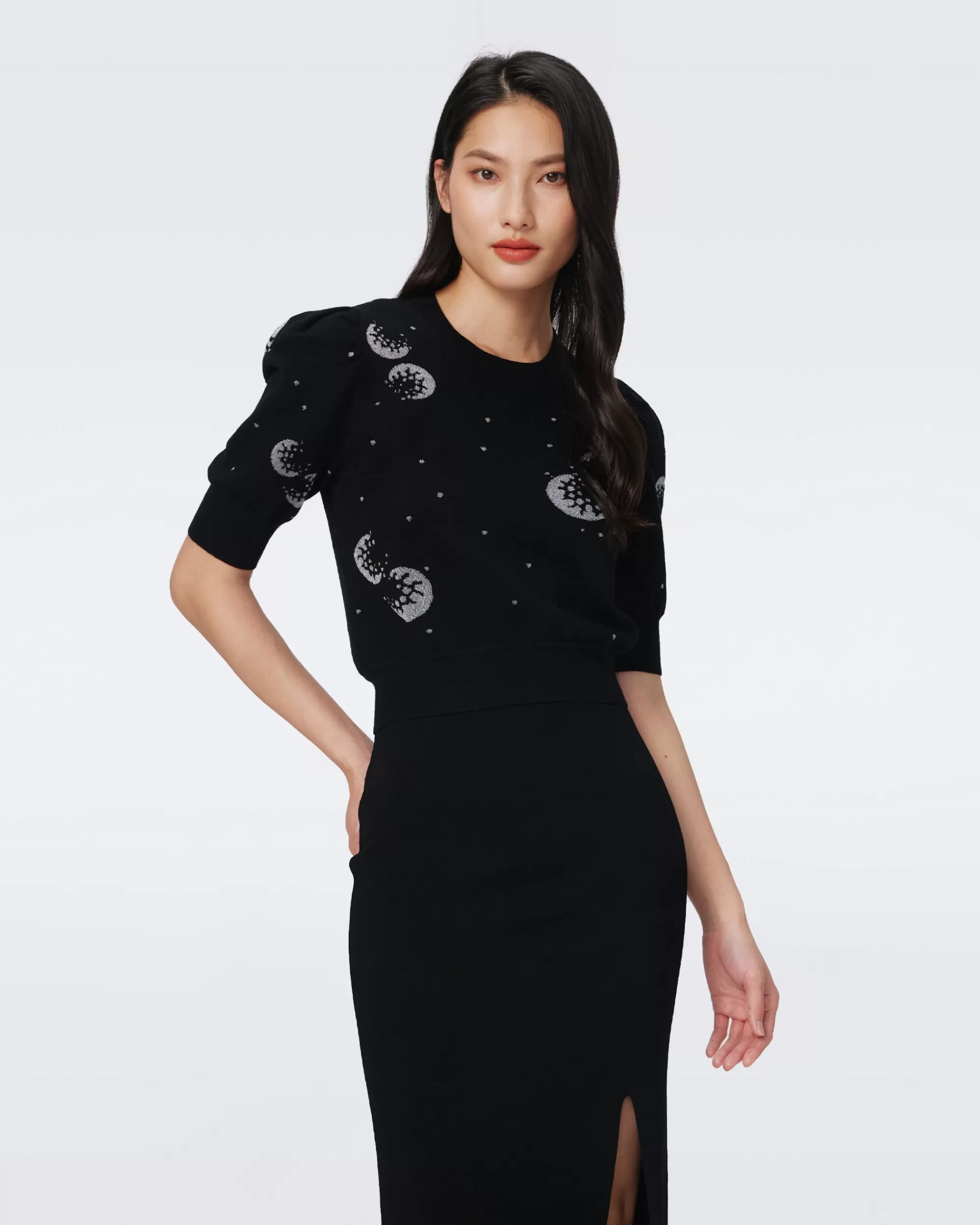 Cheap Willa Knit Jacquard Sweater Tops | Sweaters & Knits